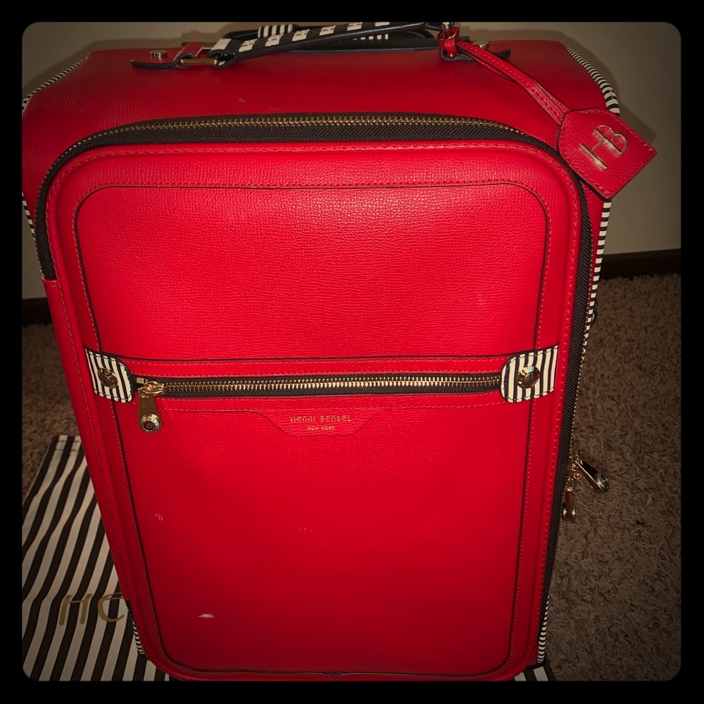 Henri Bendel Leather Suitcase